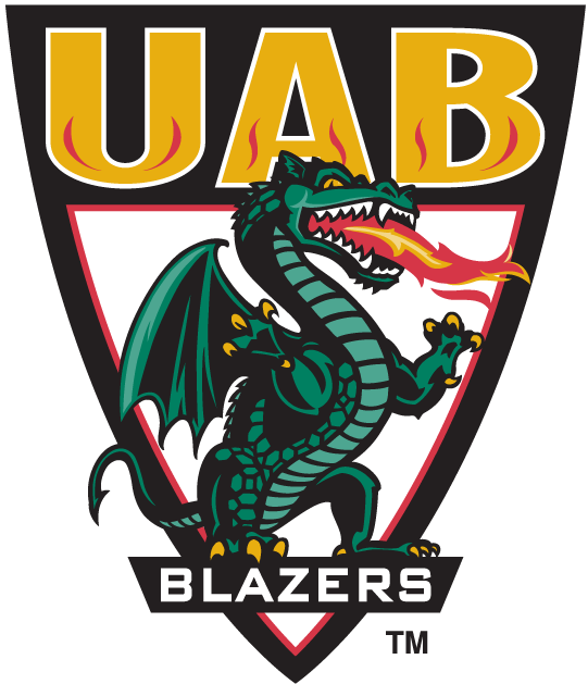 UAB Blazers 1996-Pres Alternate Logo v3 diy iron on heat transfer...